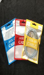 Sac d'emballage de couleur de câble Audio, sac d'emballage de câble audio MP3 AUX, sac en plastique d'emballage de câble de haut-parleur 1922084