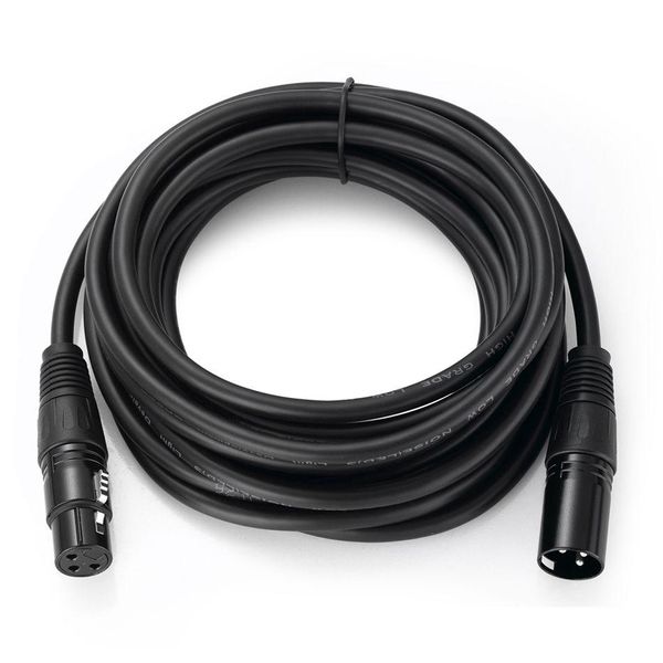 Conectores de cables de audio 3 pines XLR macho a hembra Extensión de micrófono O M / F OFC S Línea alámbrica 1M 1.8M 4.5M 5M 6M 7.6M 10M 15M 20M D Otvmu