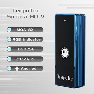 Câbles audio Connecteurs TempoTec Sonata HD V MQA TIDAL Type C vers 3,5 mm USB DAC Dongle Amplificateur casque Dual ES9219 DSD256 Pour Android MacOS WIN 221025