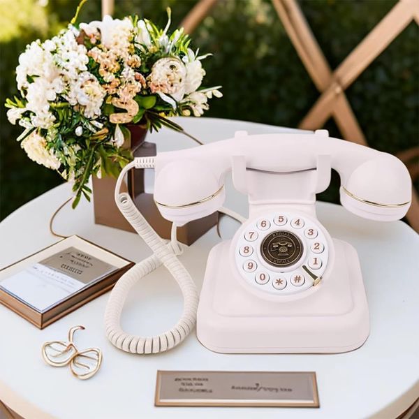 Téléphone de livre d'or audio pour mariage, enregistrement de messages personnalisé pour les mariages, anniversaires, anniversaires Occasions spéciales, empreinte sonore unique