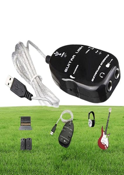 O pédale d'effets de guitare câble de liaison d'interface guitare vers USB enregistrement PCMAC avec pilote CD accessoires de pièces de guitare 5342101