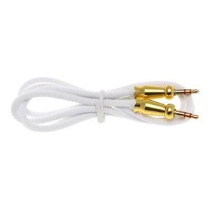 Conector de audio de 3,5 mm macho a macho, cable auxiliar de audio de calabaza redonda para iPhone, auriculares de coche, altavoz, cable auxiliar de línea alámbrica