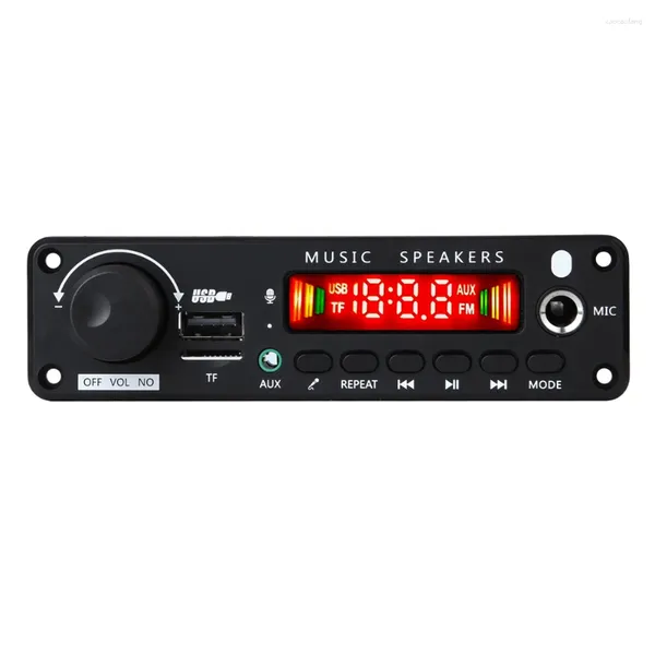 Audio MP3 lecteur 6,5 mm microphone Bluetooth compatible 5.0 FM Radio Module TF USB WMA Board avec télécommande