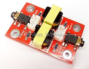 Freeshipping Audio Noise Filter Ground Loop Isolator Koppeling Circuit PC Aux Interferentie