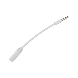 Cable auxiliar corto de 3,5 mm, conector macho a hembra, cable de extensión de audio para auriculares, altavoz y teléfono