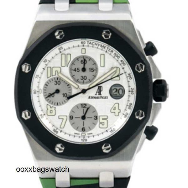 Reloj Audpi Movimiento automático Relojes para hombre y mujer Audpi ROYAL OAK OFFSHORE CHRONO 25940SK REVESTIDO DE GOMA CON CORREA HORUS HBSZ