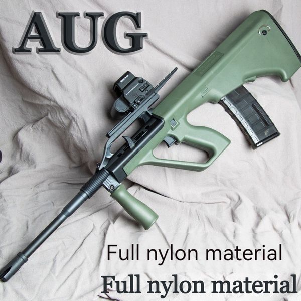 AUG – pistolet électrique à Gel d'eau, jouet entièrement en Nylon, en métal, modèle de tir de Paintball, fusil de Sniper automatique pour adultes, accessoires de film