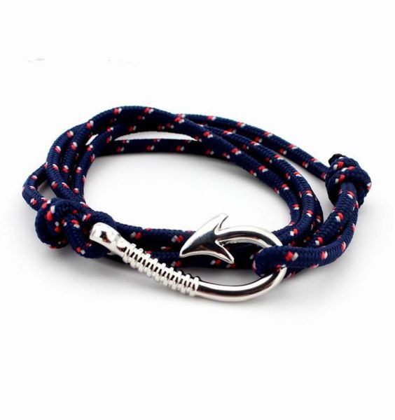 Août multicouche corde Bracelet pulseras hombre Tom espérons ancre nautique marin ancre Bracelets hommes fiendship cadeaux KKA20163971163