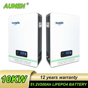 Aunen batterie de stockage d'énergie solaire murale 48V 100Ah 5Kwh Lithium Ion Lifepo4 avec CAN RS485