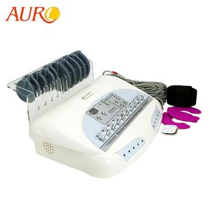 Gratis verzending Auro 2019 Persoonlijke Rusland Golf Elektroden EMS Muscle Stimulator Body Slimming Massage Machine met Beste resultaten LY191203