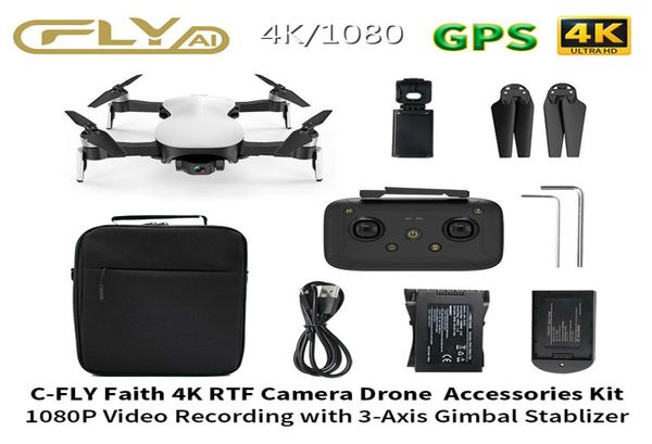 Aurora 5G WiFi FPV Motor sin escobillas 1080p4k HD Cámara GPS GPS Dual Modo Posicionamiento RC Drone Quadcopter RTF Fly 12km A0699830849