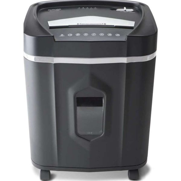 AURORA Professional Grade High Security Shredder - 14 Micro Cut Paper / CD / carte de crédit - Temps d'exécution continu de 30 minutes - Solution ultime de protection des données