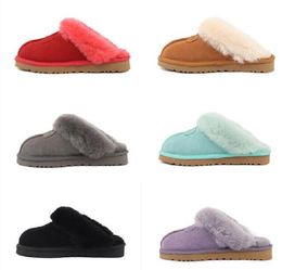 Aus Top qualité Garçons filles enfants enfants Chaussons pantoufles de neige Doux confortable en peau de mouton garder Chaussons chauds U5125 bottes Noël anniversaire Beau cadeau