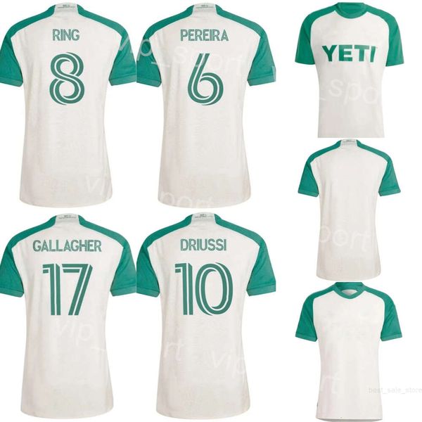 AUSTIN FC 2024-25 Fútbol 17 Jon Gallagher Jerseys Mans 33 Owen Wolff 9 Gyasi Zardes 7 Emiliano Rigoni 18 Julio Cascante 10 Sebastian Driussi Kits de camiseta de fútbol