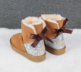 Australia Australian Classic Warm Boots Womens Mini Half Snowboot USA GS 3352 Winter Full fur Fluffy furry Satin Ankle Bootss Booties sli