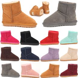 Australia Classic Kids Ultra Mini Short Boots Girls Winter Snowboots Designer Baby Kid Youth uggi Shoes Toddler uggitys wgg Warm Furry Sneakers Chestn T5ps#