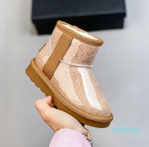 Australië Klassieke Mini Laarzen Helder Kinderschoenen Meisjes ontwerper Jelly Peuter ug baby Kinderen winter Sneeuwlaars kind jeugd sneaker