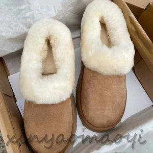 Australië Klassieke Snowboots Designer Ultra Mini Tasman Slipper Dames Mini Half Warme Laars Winterbont Pluche Satijn Tazzs Enkellaarsjes