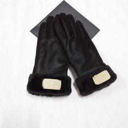 Australië Designer gebreide wanten winter fleece handschoenen met lanyard warme gebreide mitts dames meisjes vol vinger mitten buiten 294N