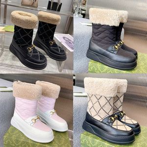 Australi￫ Designer Snow Boots Wool Leather Platform Ankle Boots Warm Low Boot Fur Plush Winter Fall Sneeuw Katoenschoenen voor vrouwen 11 Color 428