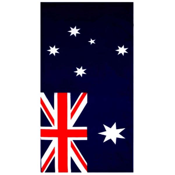 Australie drapeau serviette de plage 70x140 cm microfibre séchage rapide absorbant serviette de bain pour adultes voyage Sport serviettes de bain gant de toilette