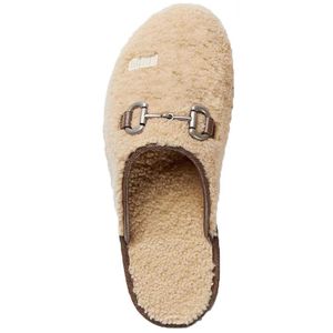 Australie Fur Scuff Slipper Designer glissements d'hiver Bottes de neige pour hommes pour hommes en laine Mule en peluche Sandales chaudes tongs LOAFERS Chaussures Big Taille 48 avec boîte NO430