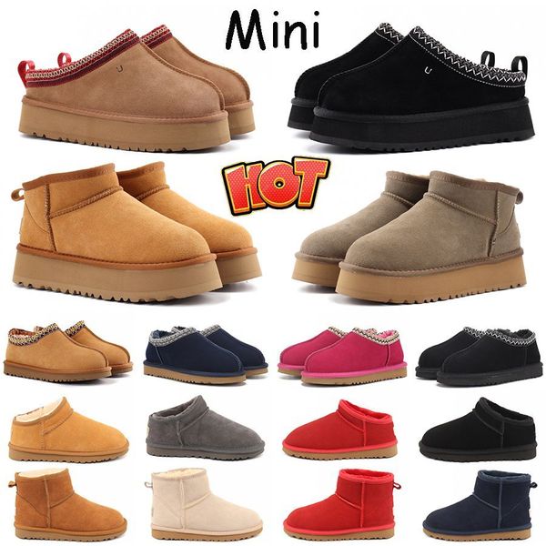 Botas de mujer de Australia, botas de plataforma ultra mini para mujer, zapatillas de piel de Tazz, zapatillas de piel de oveja de Tasman, zapatillas de ante de lana de invierno australianas