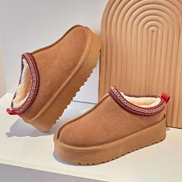 Australie Femmes Boots Designer Tasman Slippers Tazz Mustard Seed Classic Ultra Mini Platform Snow Boot SheepSkin Shoes Fur Suede Womens Men Hommes de cheville 1uggli-02