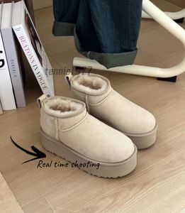 Australische laarzen Tazz mosterdzaad ultra mini-platformlaarzen pantoffels sneakers Winterlaarzen Mini-platform Australische enkelsneeuw