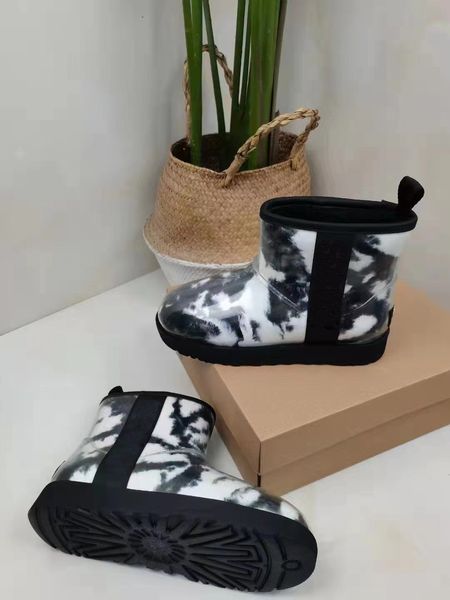 Bota Australie nuevos hombres mujeres moda zapatos de calle alta diapositivas piel de oveja piel de oveja botas de nieve clásicas de invierno punta redonda moda casual botas de nieve piel australiana