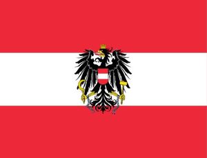 Bandera de Austria de Austria State 3 pies x 5 pies Panner de poliéster Volando 150 90cm Bandera personalizada al aire libre1509847