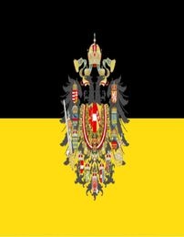 Oostenrijk keizerlijk wapen van het rijk van Oostenrijk 3ft x 5ft polyester banner vliegend 150 90cm aangepaste vlag buiten3114094