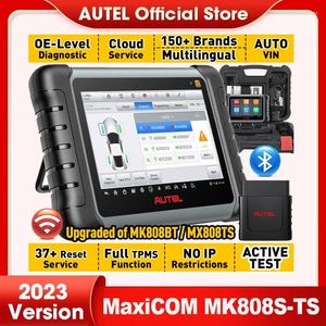 Autel MaxiCOM MK808S-TS TPMS Diagnostische Hulpmiddelen Pro Automotive Scanner Actieve Testband Programmering Opgewaardeerd Van MK808TS