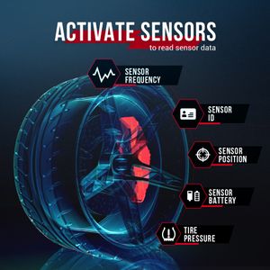 Autel MaxitPMS TS508 Diagnostisch gereedschap TPMS -sensorprogrammeur Relearn Active Sensor Tyre Drukauto's Diagnostisch Auto TPMS Tool