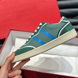 Chaussures pour hommes autheniques Dedalo Sneakers Low Casual Casual With Box Sports Trainers Logo Broidered vert blanc Black Blue Stripes Jogging Man Wonderfuls Zapato