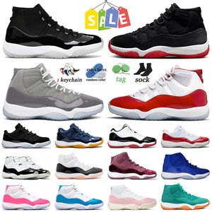 jordans11 nike air jordan 11 retro aj11 2023 Athletic 11s chaussures de basket jumpman 11s Cherry Concord cool gris jordans11 High lows sneakers hommes femmes 【code ：L】