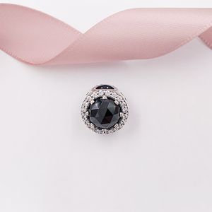 Andy Jewel 925 Sterling Silver Beads DSN Evil Queen's Black Magic Charm Black Crystals Clear CZ Charms past bij Europese Pandora -stijl Jood