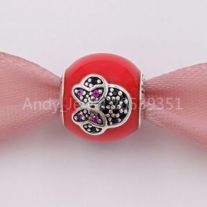 Andy Jewel Authentic 925 Sterling Silver Beads I Love Minie Mouse Charm Charms past European Pandora Style Jewelry armbanden ketting 7501055891087p