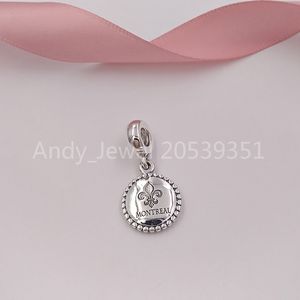 Andy Jewel Authentique Perles en Argent Sterling 925 Monteral Charms Convient aux Bijoux de Style Pandora Européen Bracelets Collier USB791169-G054