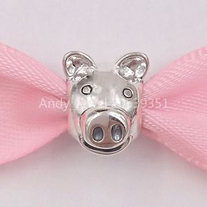 Andy Jewel Authentic 925 Sterling Silver Beads Pandora Limited Edition Pig Charms Past bij Europese Pandora Style Jewelry armbanden ketting 7