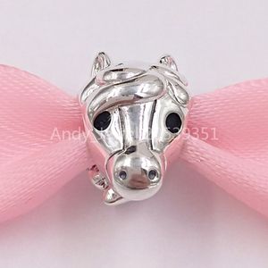 Andy Jewel Authentic 925 Sterling Silver Beads Pandora Horse Charm Charms Past European Pandora Style Jewelry armbanden ketting 799074C01