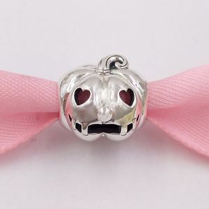 Andy Jewel Authentic 925 Sterling Silver Beads Sweet Pumpkin Charm Charms past European Pandora Style Jewelry armbanden ketting 797596