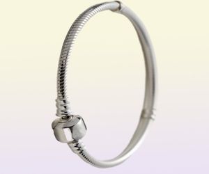 Authentieke 925 Sterling zilveren armbanden ketting met logo armband fit Bedels Kralen sieraden voor vrouwen en mannen beste cadeau5715023