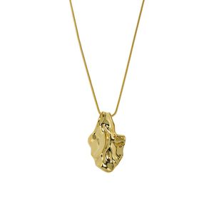 Authentique 925 argent Sterling irrégulier géométrique pendentif collier pour femmes serpent chaîne colliers bijoux fins