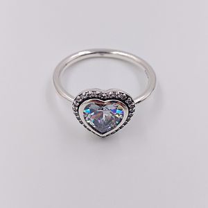 Anillo de amor espumoso Auténticos anillos de plata de ley 925 Se adapta a la joyería de estilo Pandora europeo Andy Jewel 190929CZ