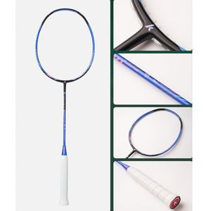 Raquette de badminton autorisée authentique, entièrement en fibre de carbone, ultra légère, professionnelle, durable, simple et double, ensemble de raquettes KAWASAKY 5u single shot