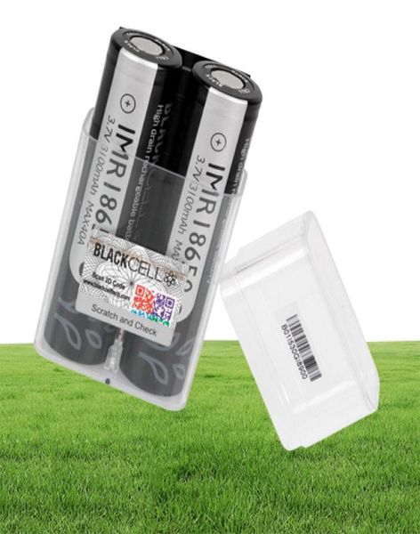 Auténtica batería IMR 18650 3100MAH 40A 37V High Drain recargable Top Box Mod Lithium BatteriesA34A045497091