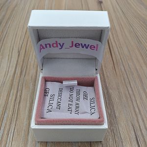 Embalaje de caja de cuentas auténticas para joyería de estilo de marca, pendientes, pendientes, paquetes de joyería de alta calidad, regalo al por mayor