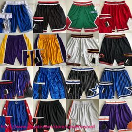 Shorts de basket-ball rétro classiques authentiques avec poches réelles poche de baskeball cousue courte courte de gymnase de gymnase pantalon de plage pantalon