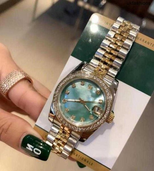 Auténtico reloj de diamantes Rolaxs Relojes U1 Reloj de lujo para mujer 28 mm 31 mm 36 mm relojes para hombres Movimiento de 41 mm Oro Jubileo Acero inoxidable Datejust Mujer 2813 movimiento HB9R